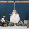 New Christmas plush angel girl pendant children's cute doll Christmas tree decoration pendant small pendant