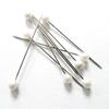 100pcs/box 36mm Round Pearl Head Dressmaking Pins Weddings Corsage Florists Sewing Pin Mixed Color Accessories