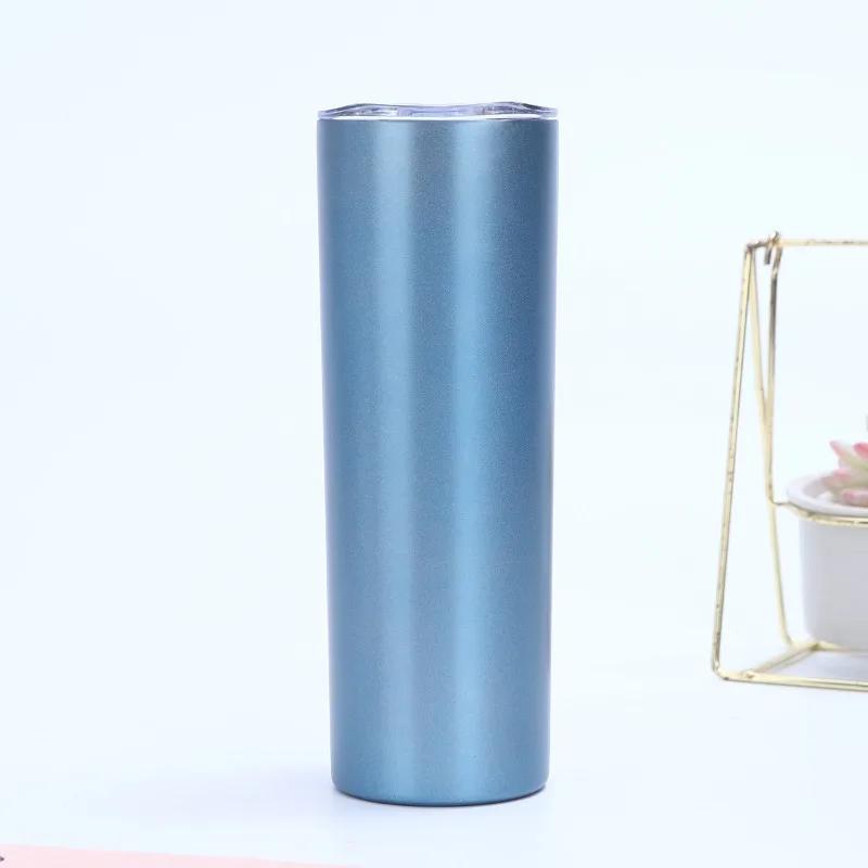 20oz Hot Selling 304 Stainless Steel Insulated Kettle Vacuum Thermos Bottle Straight Body Water Cup Creative Gift