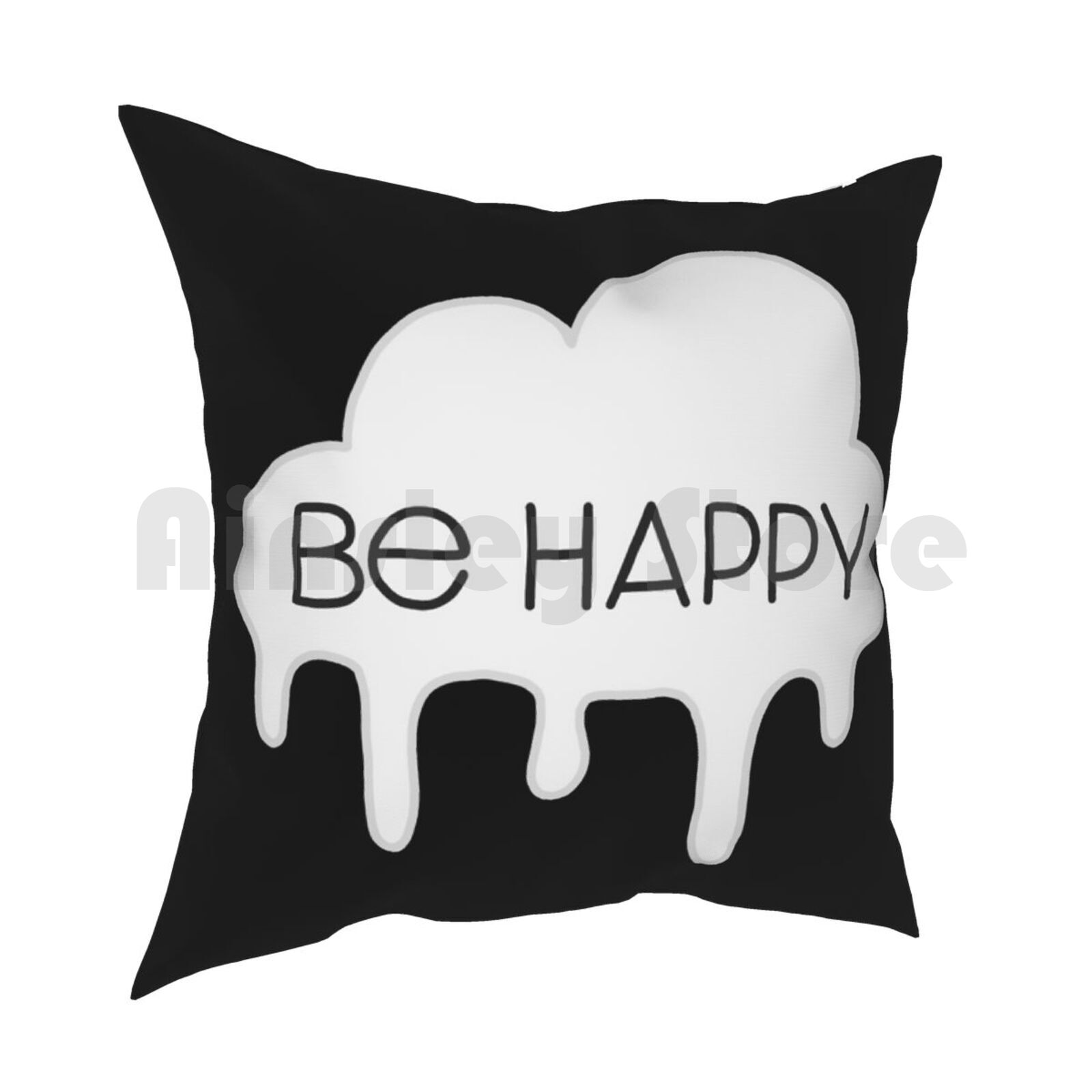 Be Happy Dixie Damelio Song Design Pillow Case Printed Home Soft DIY Pillow Cover Dixie Damelio Be Happy Music Sometimes I 30x30cm 12x12in