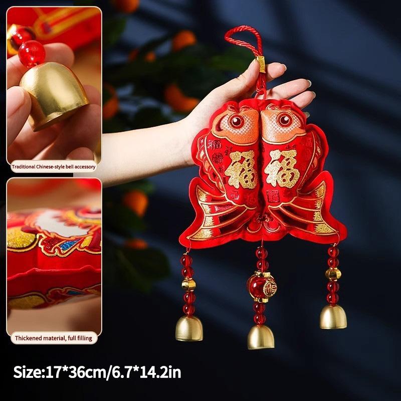 Chinese Spring Festival Lucky Decor The Year Of Hores Door Hanging Pendants Chinese New Year Home Party Supplies