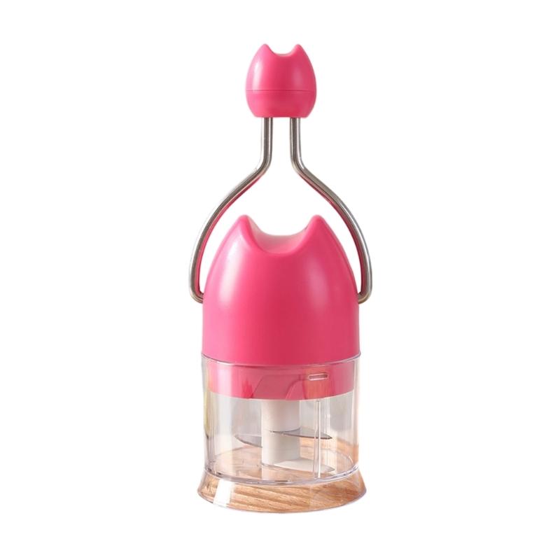 Manual Garlic Mincer For Garlic Crushing With Ergonomic Handle Plastic Easy to Clean Seasoning Chopper Kitchen Tool