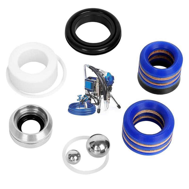 A96I-10X 244194 Pump Repair Kit - Airless Paint Sprayer Accessories Pump Repair Packing Kit For 295 390 395 490 495 595 3400