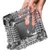 Crystal Glass Ashtray: Elegant, Fly-Repellent Design for Home or Office