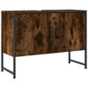 Vidaxl Szafka Pod Umywalkę Przydymiony Dąb, 80X33X60 Cm