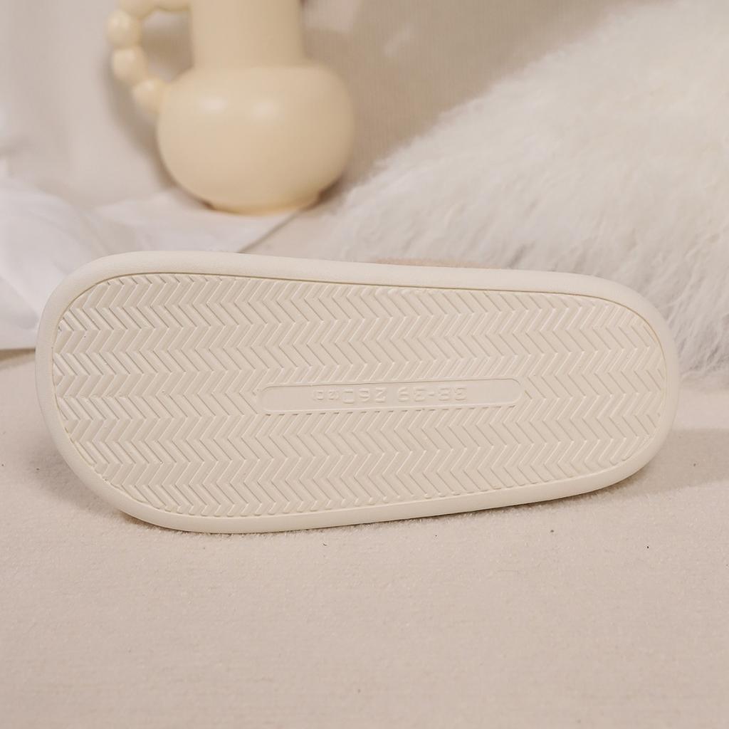 Fashion Smile Elk Couple Slippers Christmas Day Antler Wool Slippers Indoor And Outdoor Warm Non-slip Comfortable Casual Cotton Slippers