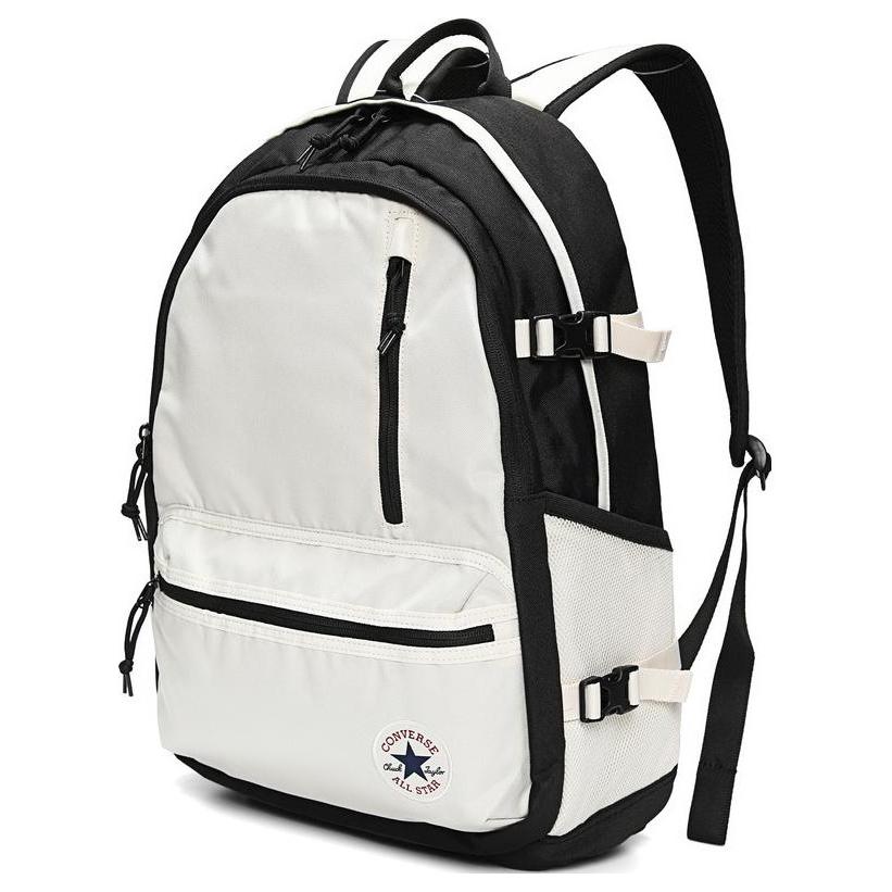 New Converse Polyester Backpack Regular Unisex White & Black 10026647-A03