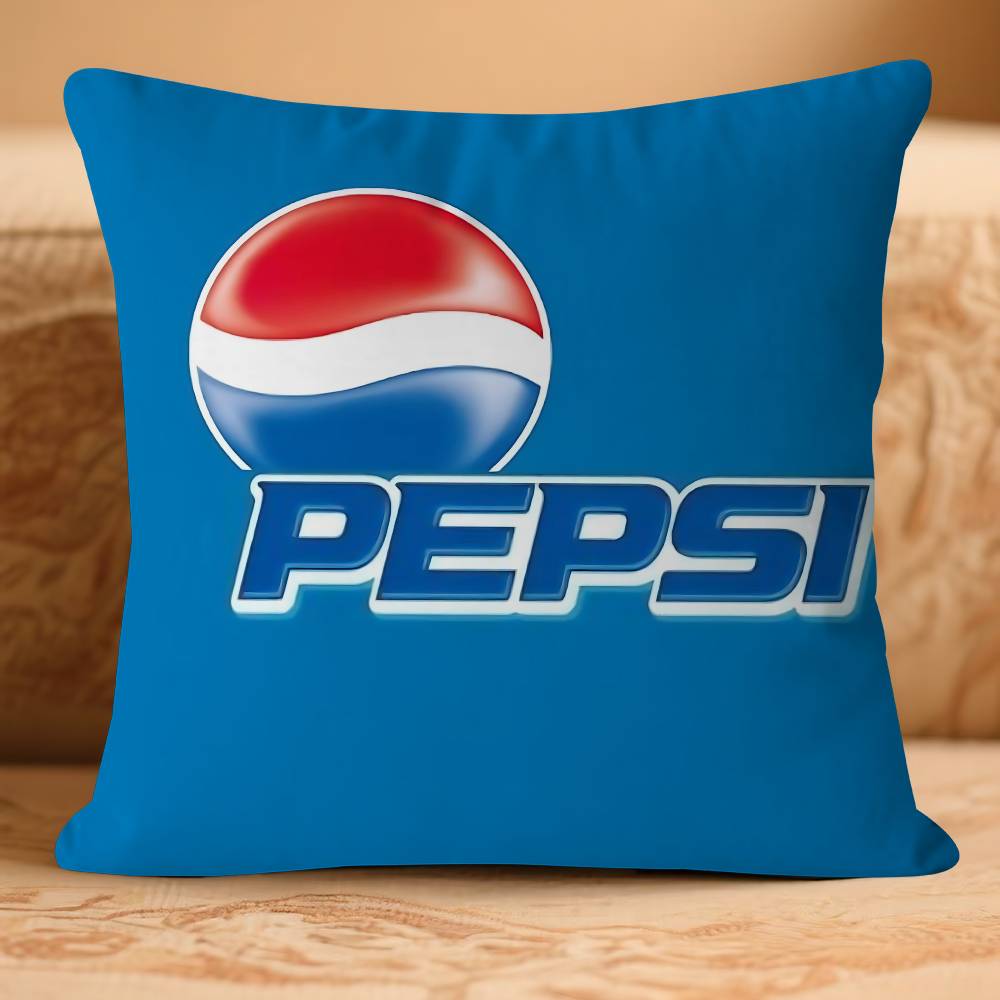 SodaS Markenkunst - Pepsis Kissenbezug Abnehmbarer Waschbarer Kissenbezug – Ganzjährige Weiche Leinen