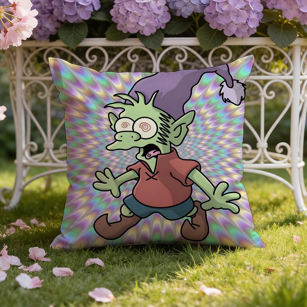 Anime D-DisenchantmentS Cushion Cover Home & Car Dual-Scene Pillow Cover: Reversible for Premium Comfort