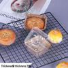 Golden Mooncake Blister Packaging: Salted Egg Yolk Pastry Tray with Mung Bean Cake Blister Box.