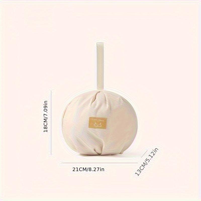 

Socks and Underwear Intimate Clothes Storage Bag Portable Travel Sorting Small Bag Folding Polyester Fiber Handheld Storage Bags абрикосовый