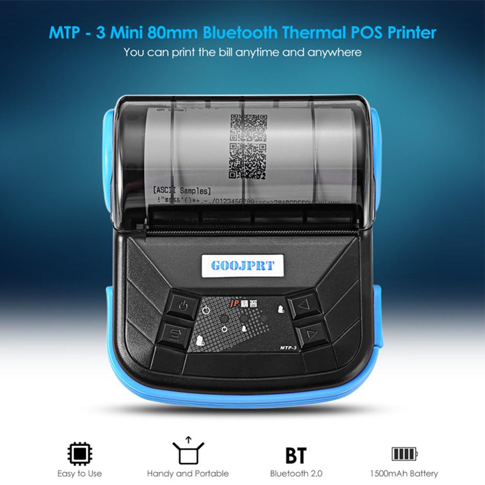 80mm portable mini thermal printer
