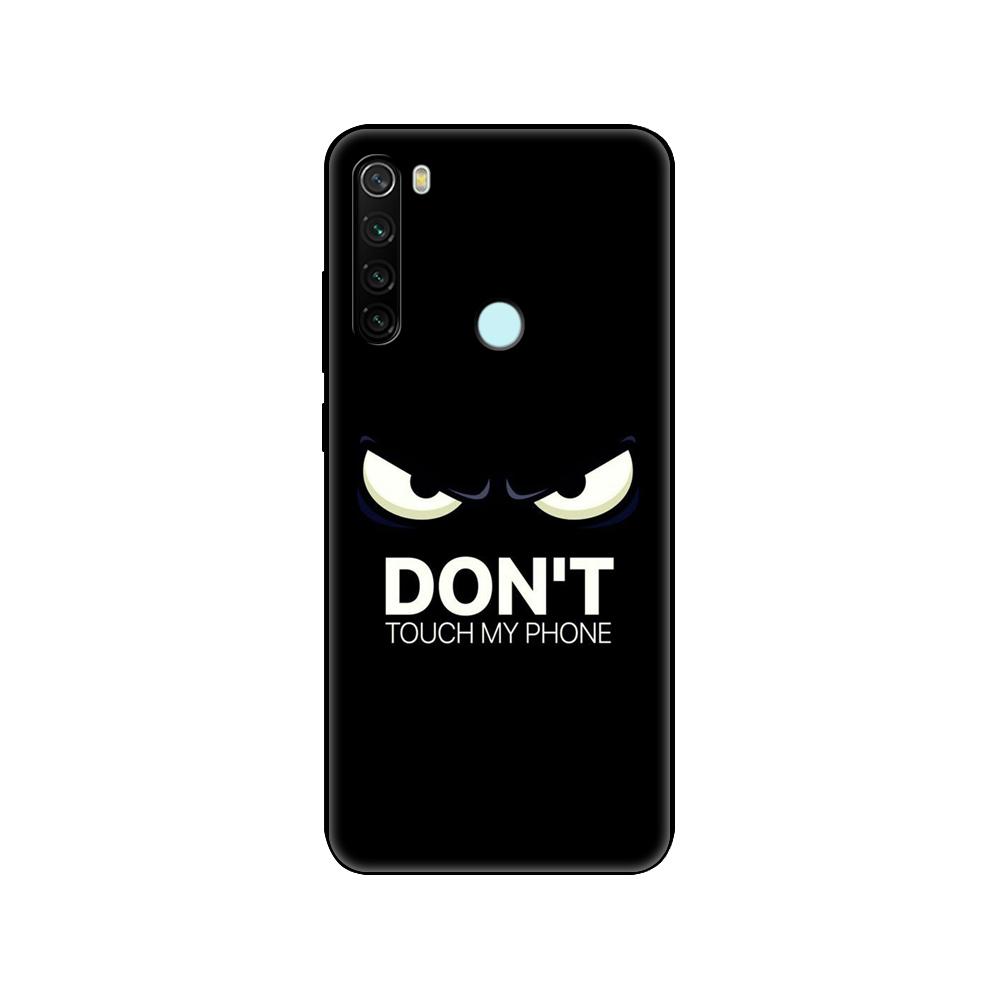 Für xiaomi Redmi Note 8T Hülle, Weiche Silikonhülle für xiaomi Redmi Note 8 Hülle T Fundas auf Redmi NOTE 8 PRO Coque schwarzes TPU-Case