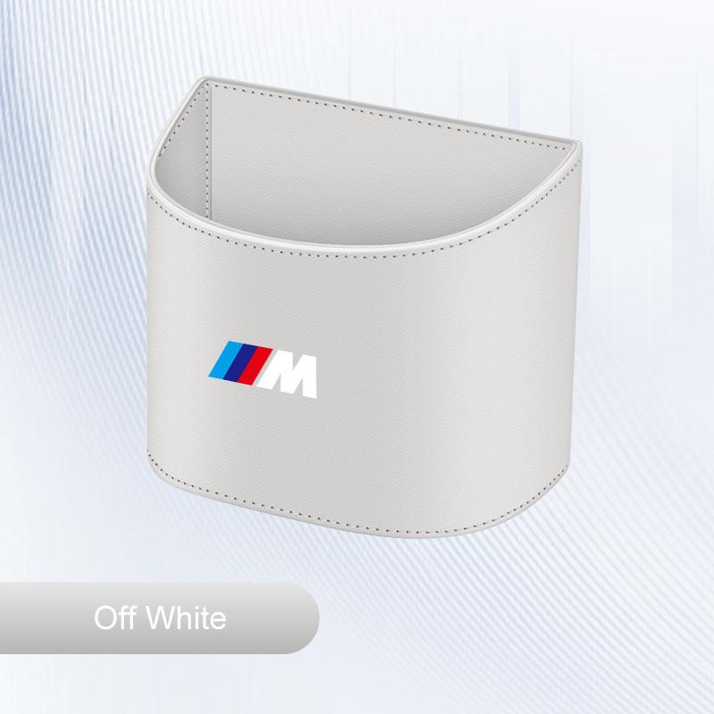 AAAOT1 For BMW M M3 M5 E36 E39 E46 E60 E90 E91 E92 F15 F30 X1X3 X5 Leather Car Storage Box Portable Door Hanging Bin,Backrest Trash can