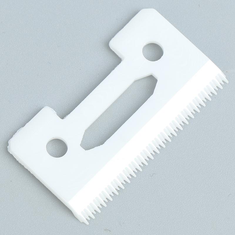 Ceramic Movable Blade 2-Hole Stagger-Tooth Ceramic Movable Blade For Magic Cordless Clip 8148 Hairdresser