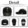 White Fang CA777 Baseball Cap with Logo Emblem and Stylish and Cool Design (White) Men's Brim,