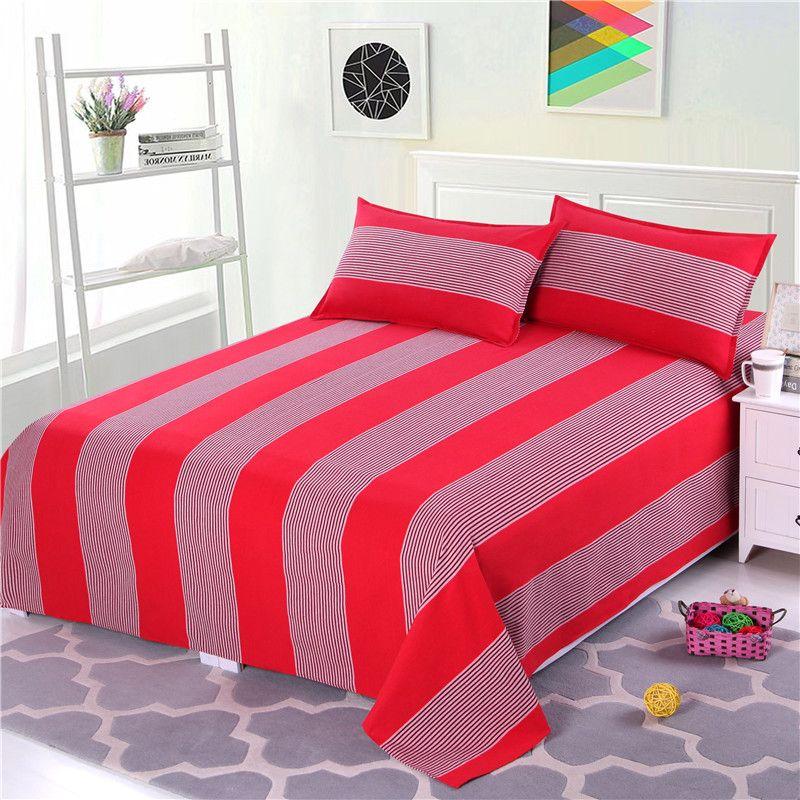 

Распродажа Двухпредметный комплект для студентов Грубая ткань Простыня 1.2*2.1 m Bed Sheets one (student) Festive Red