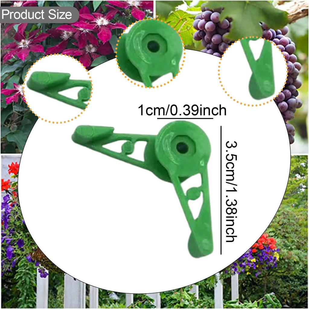 10 Pack of Adjustable Clips for Plant Stem Training In Gardens