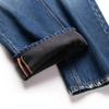 RAIN.CUN Women's Fleece-Lined High-Waist Wide-Leg Jeans