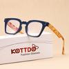 Fashion Retro Reading Glasses Men Square Computer Women Anti Blue Light Presbyopia Hyperopia Eyewear Eyeglasses +1.0 +1.5 +2.0