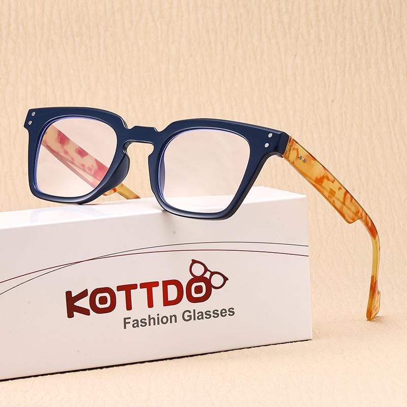 Fashion Retro Reading Glasses Men Square Computer Women Anti Blue Light Presbyopia Hyperopia Eyewear Eyeglasses +1.0 +1.5 +2.0