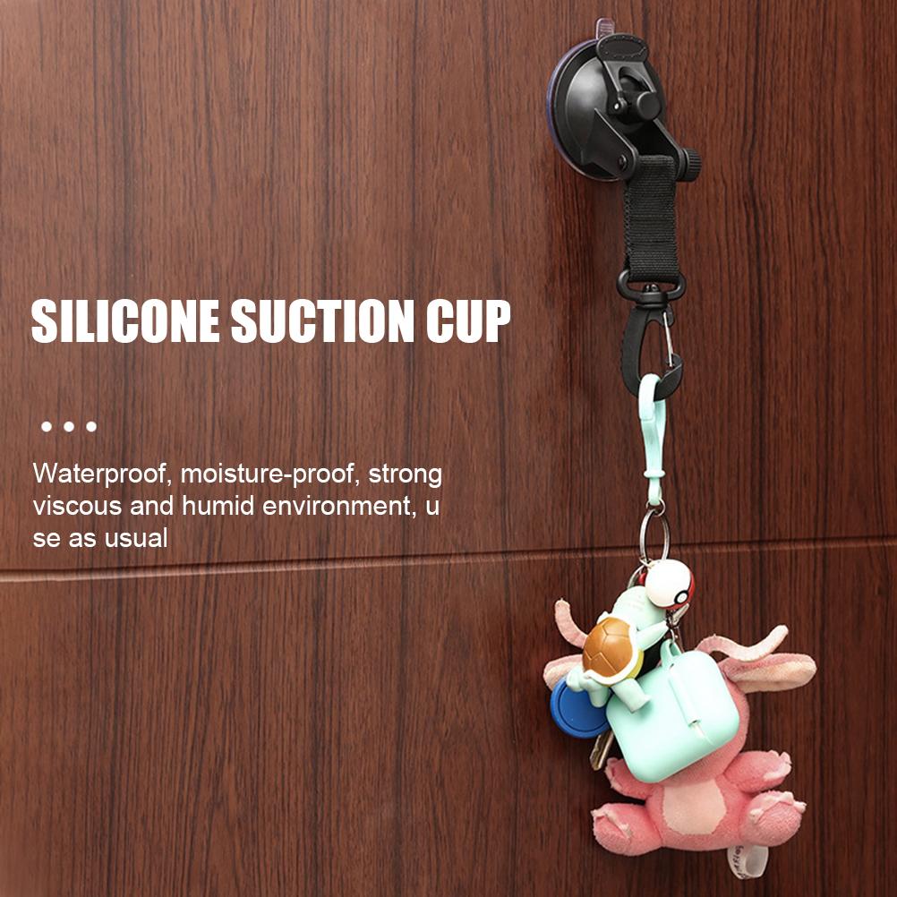 2 Pcs Auto Car Suction Cups Hooks Sunshade Tarpaulin Fastening Suction Cup Outdoor Tent Fixing Hook for Camping Car Van