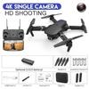 E88 Remote Control Drone Original Drone Dual Camera With 4K HD Video Equipped with 1 Batteries High-altitude Video Portable Aircraft