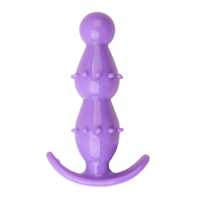 Soft Butt Plug Anal Plug Prostate Massage Stimulator Anal Trainer for Adult Erotic Sex Toys for Women Men Couples
