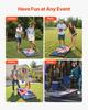 3x2ft Cornhole Set Portable Corn Hole Toss Game Board Wood with 8 Bean Bag