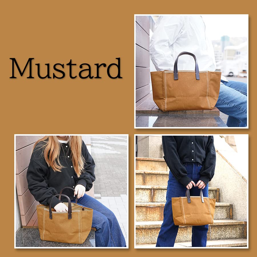 BAGGYPORT Shelter Duck Mini Tote Bag INS400 (Mustard)