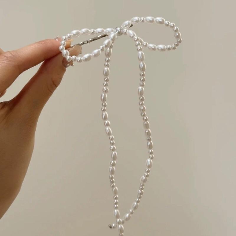 Handcrafted Jewelry Making Supplies Beautiful Beaded Bowknot Decoration Unique Jewelry Accessory for Craft Projects