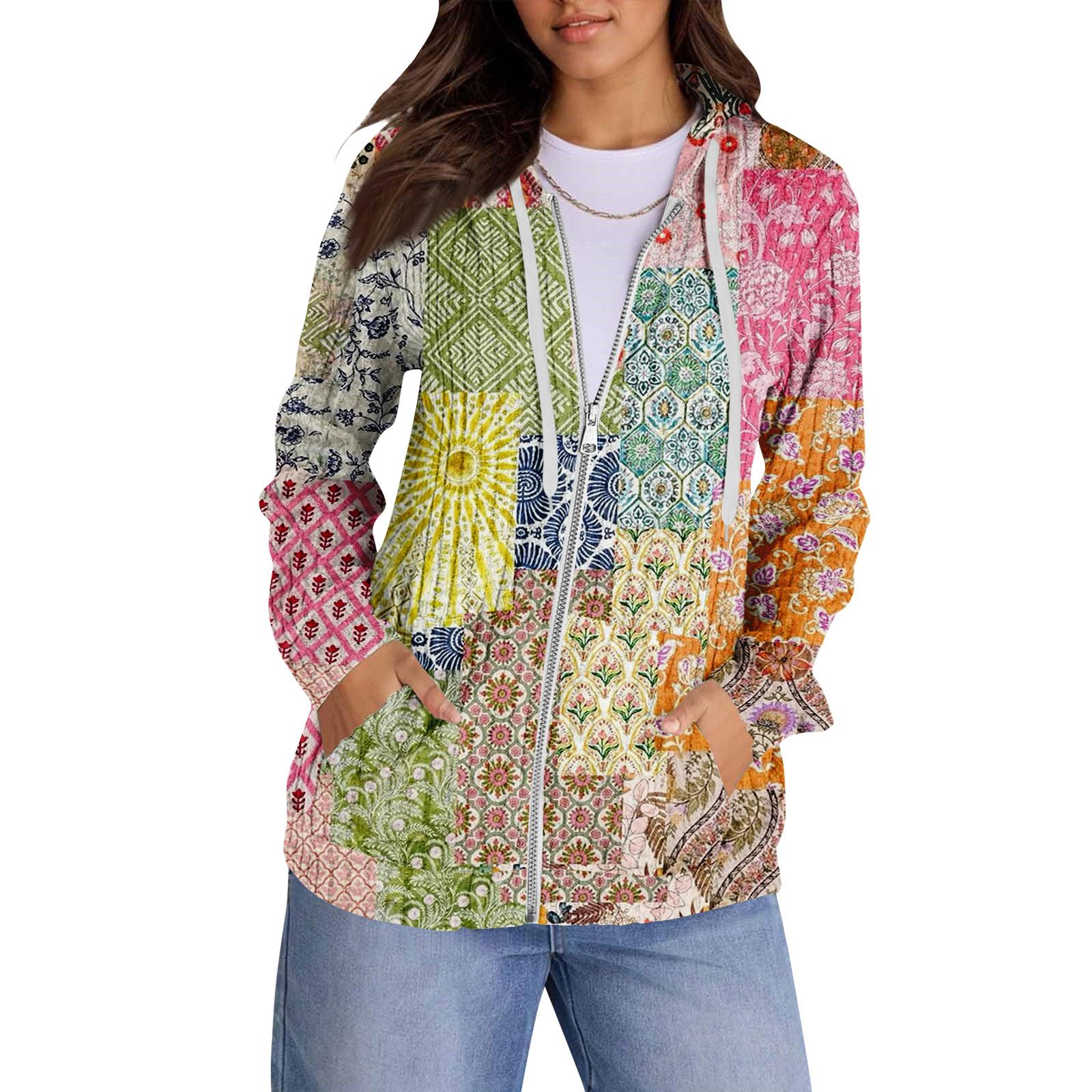 

Толстовки с капюшоном для женщин, модные топы, повседневная осенняя мода, свитшот с длинным рукавом и карманами, легкий пуловер M розовый