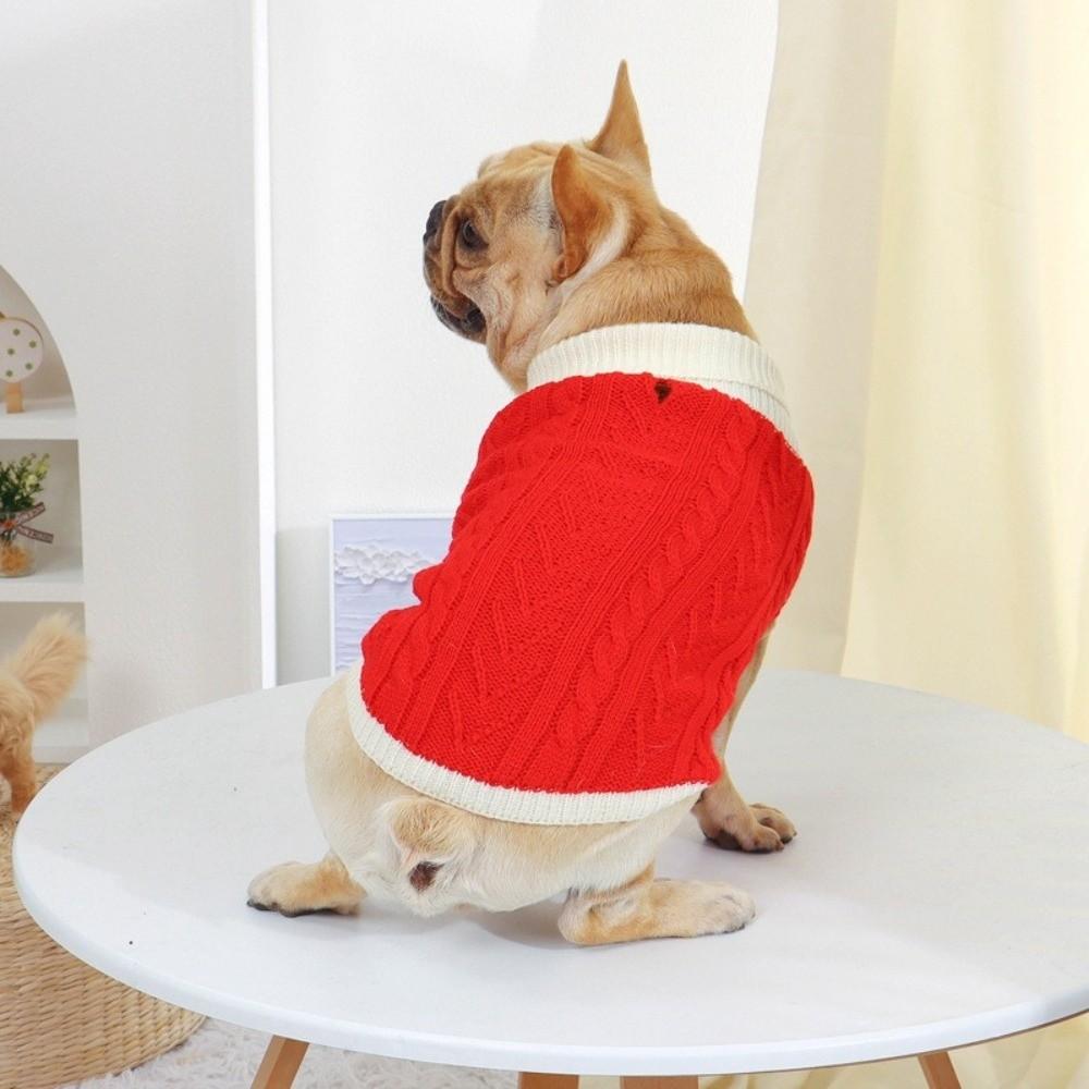 Warm Dog Pullover Jumper Soft Puppy Jacket Pet Clothes Turtleneck Dog Sweaters  Small Dogs
