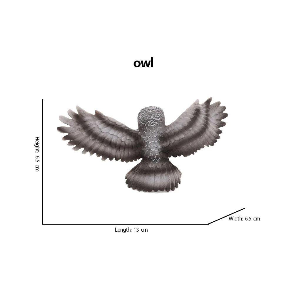 Kiwi Bird Jungle Animals Figures Peacock Phoenix Mallard Turkey Toucan Action Figure Toy Animal Figurines Toys for Kids Gifts