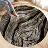 3D Wood Grain Round Area Rug,Circle Carpet Rug for Living Room Bedroom Sofa Cloakroom Decor,Kids Play Non-slip Floor Mat,Pet Mat