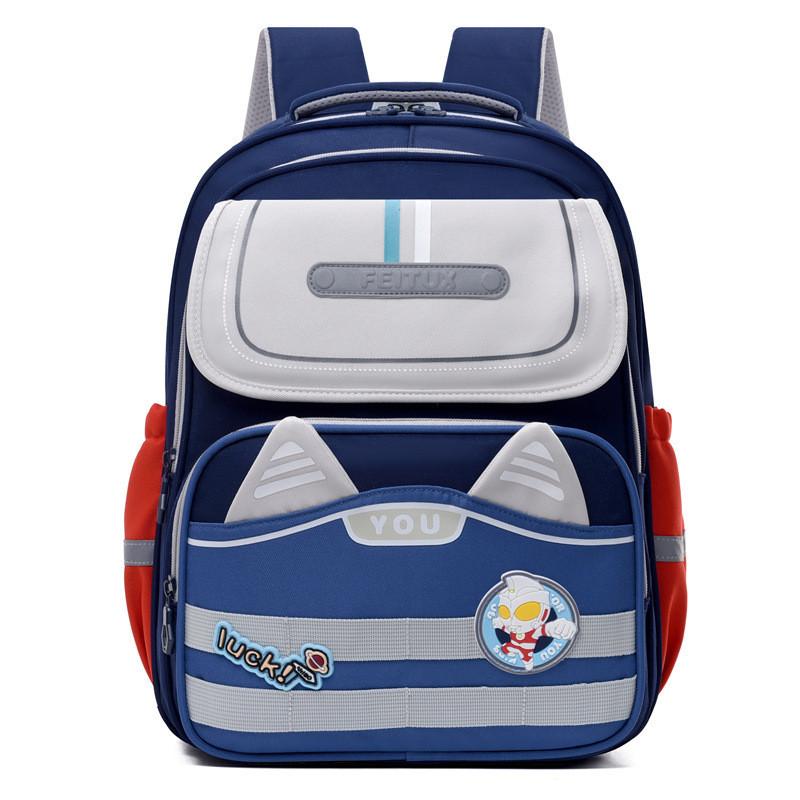 Fashionable Lightweight Backpack For Elementary Students Cute Nylon Cartoon Design