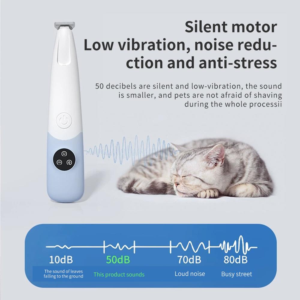 Pet Hair Trimmer Dog Electric Clipper Cat Specialized Dog Hair Shaver Foot Hair Remover Electric Pushing Hair Device