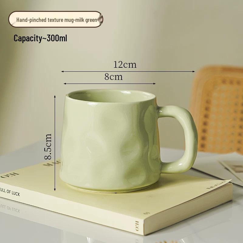 Ceramic Underglaze Breakfast Mug for Home or Office