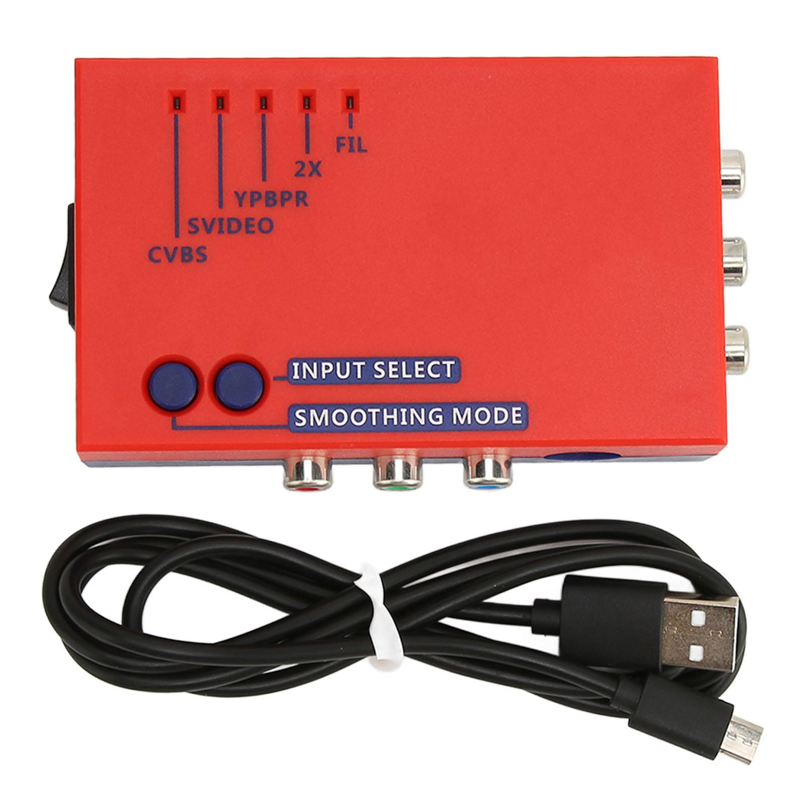 

Для RetroScaler2x Конвертер AV в HD Мультимедийный Интерфейс Совместим с RetroScaler2x Line красный