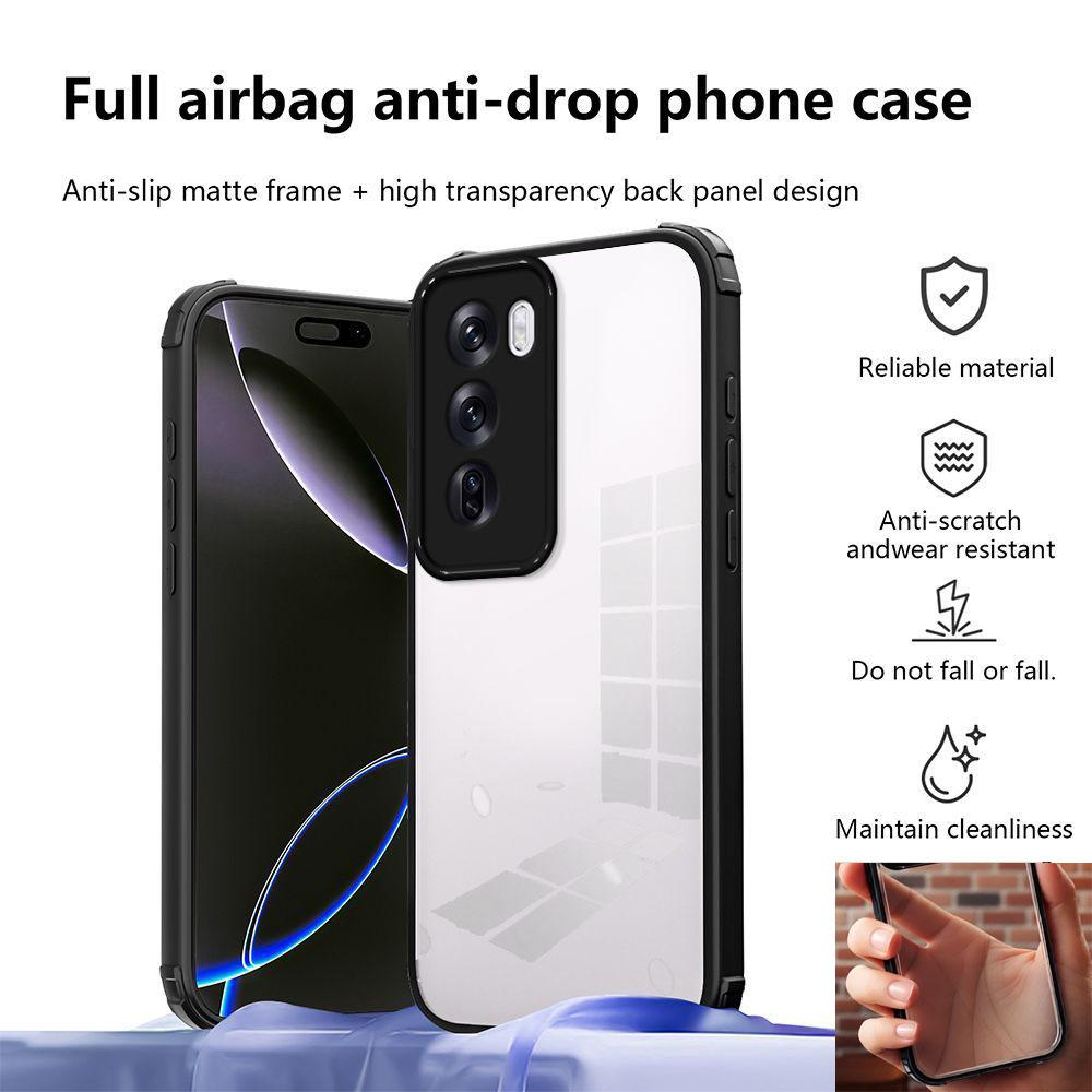 

For OPPO Reno 12 Case Oppo Reno 12 Pro Phone Case oppo Reno12 Pro Cover Anti-drop protection Shookproof Hard acrylic back cover OPPO Reno12