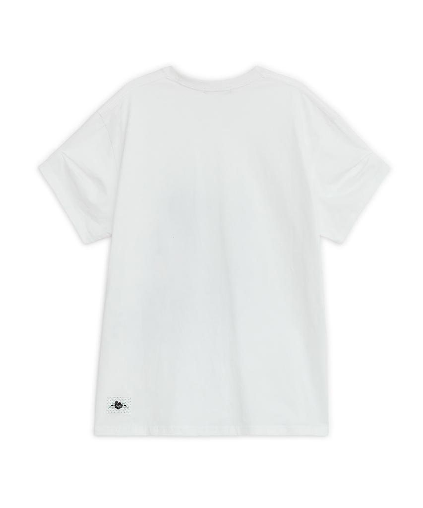 HUG YOUR SKIN X Lucy Loose Tee (White)