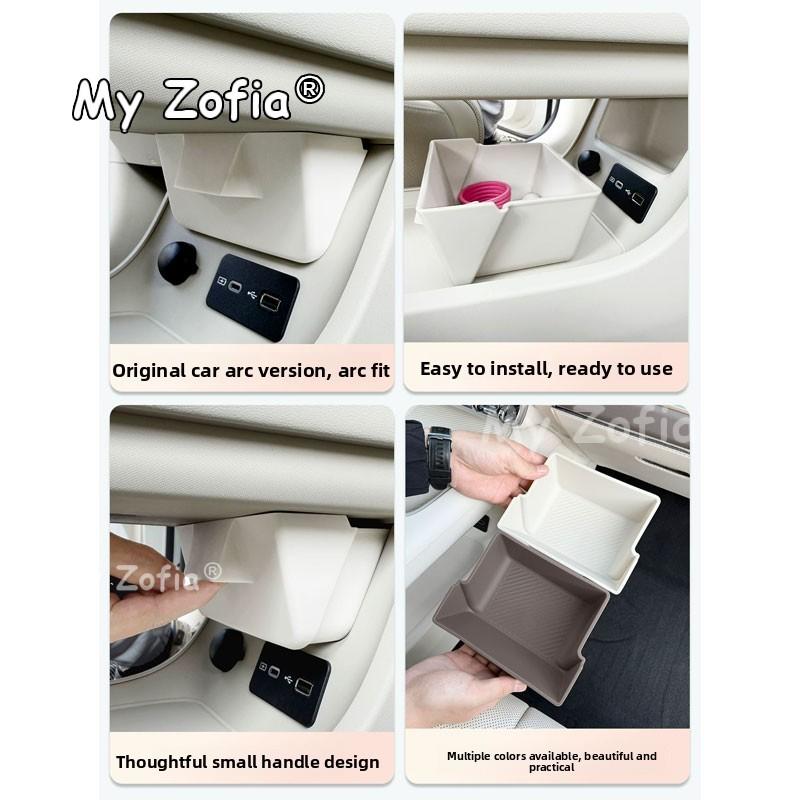 For GWM Ora 5 2025 2026 2027 Car Center Console Control Lower Under Storage Organizer Tray Interior Vehicle Central Accessories