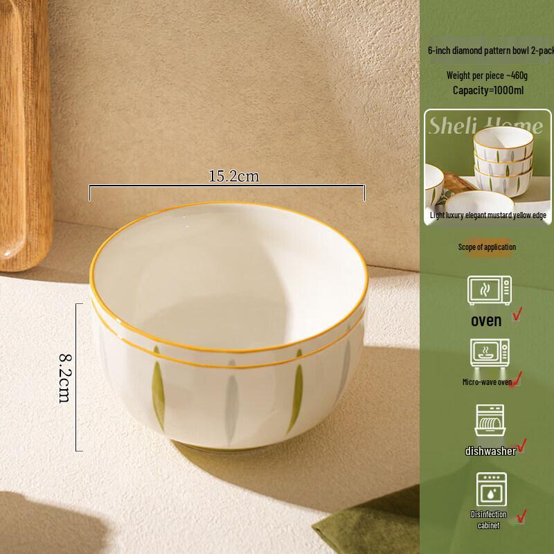 

Fresh Underglaze Ceramic Rice Bowl