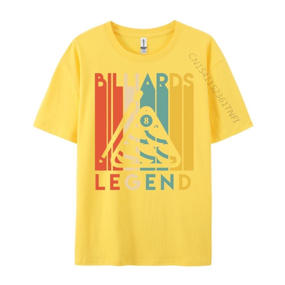 Cool Billiards Legend Vintage T Shirts Funny Gifts Birthday 3XL Men Clothing Luxury Clothes Men Party