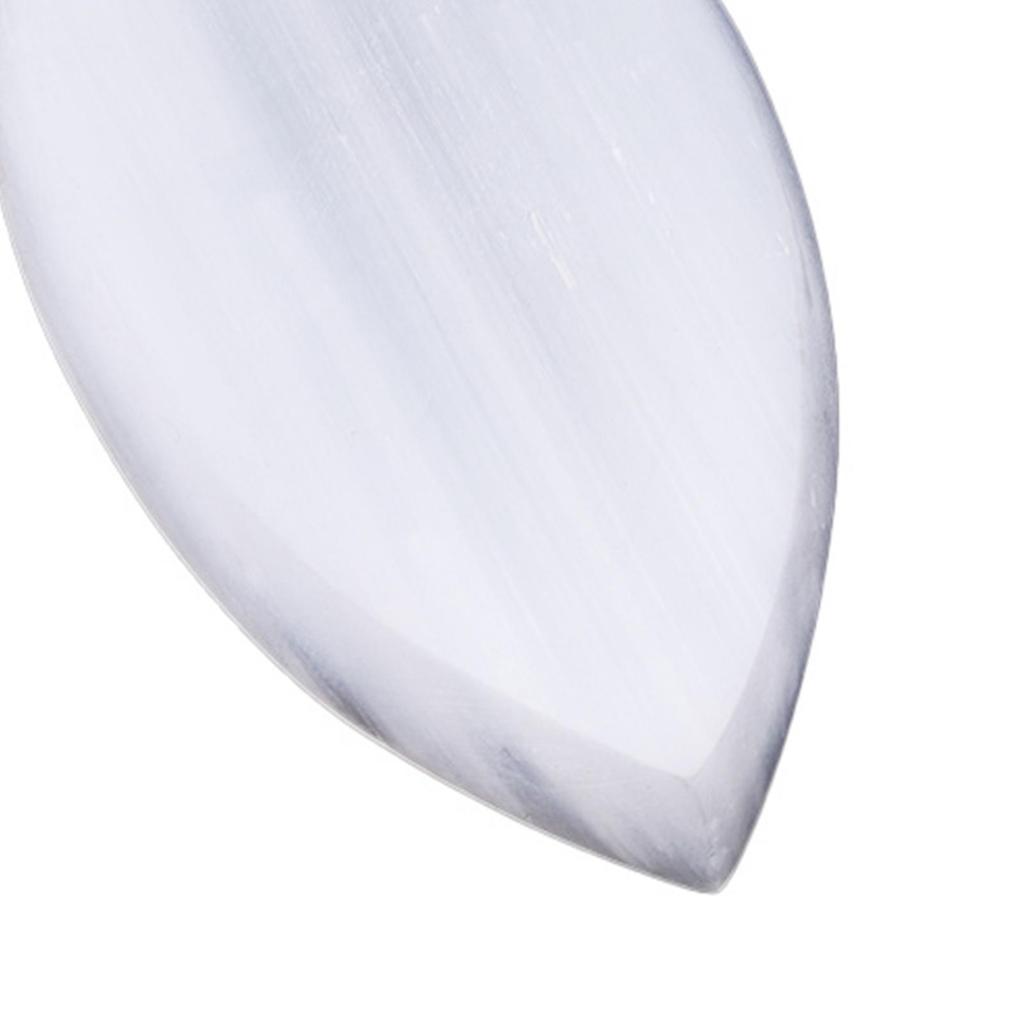 Selenite Crystal Bowl Housewarming Gift Multifunction Decorative for Men Women Storage Plate for Wedding Home Bedroom Dresser