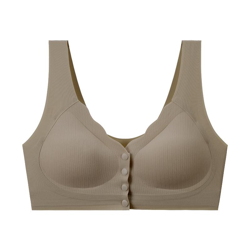 Front Closure Soft Support Lift Bra - Seamless Beautiful Back Vest for Summer