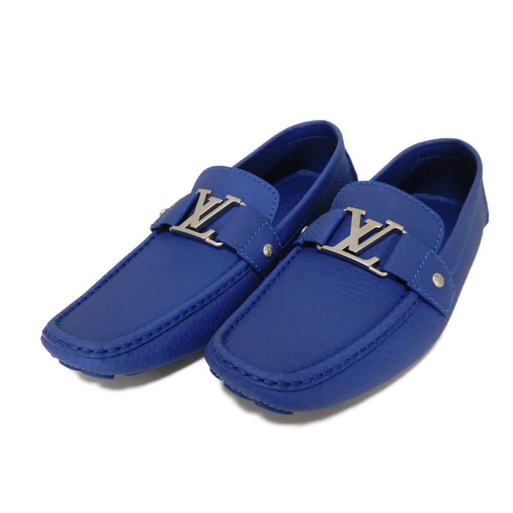 

Вживані 12564 Monte Carlo Line 1A0RSC 7904 8 1/2 LV Signature Сині Водійські Туфлі, Розмір 10.6 Логотип LV Кобальт Чоловічі від