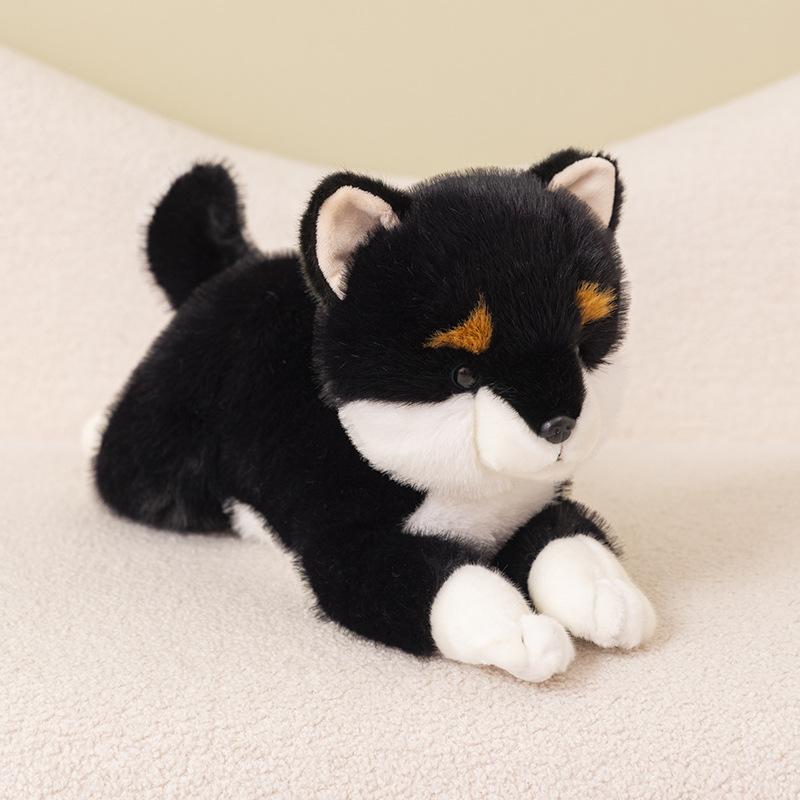 Милая кукла сиба-ину кукла хаски маленькая собачка плюшевая игрушка детская подушка для сна подарок ребенку 35cm