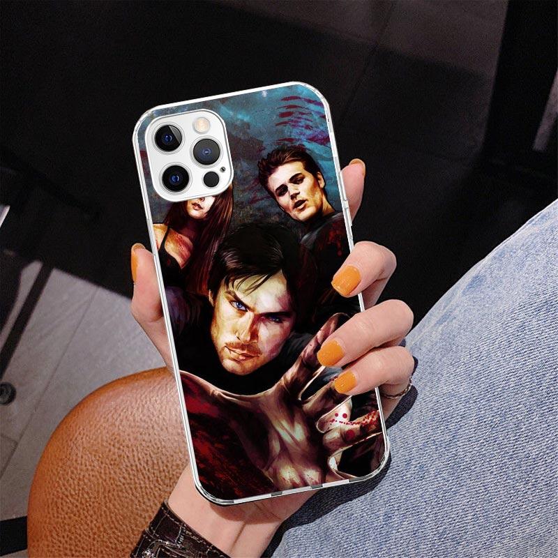 The Vampire Diaries Salvatore Phone Case For iPhone 17 Air 16 Pro Max 16E 15 + 14 Plus 11 12 13 Mini 7 8 SE Gift Print Cover Fun