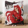 1pc Descendants The Rise of Red1 Blanket, Gift, for Men and Women, Soft Blanket, Good for Sofa Bed Couch Travel, Lightweight Flannel Blanket